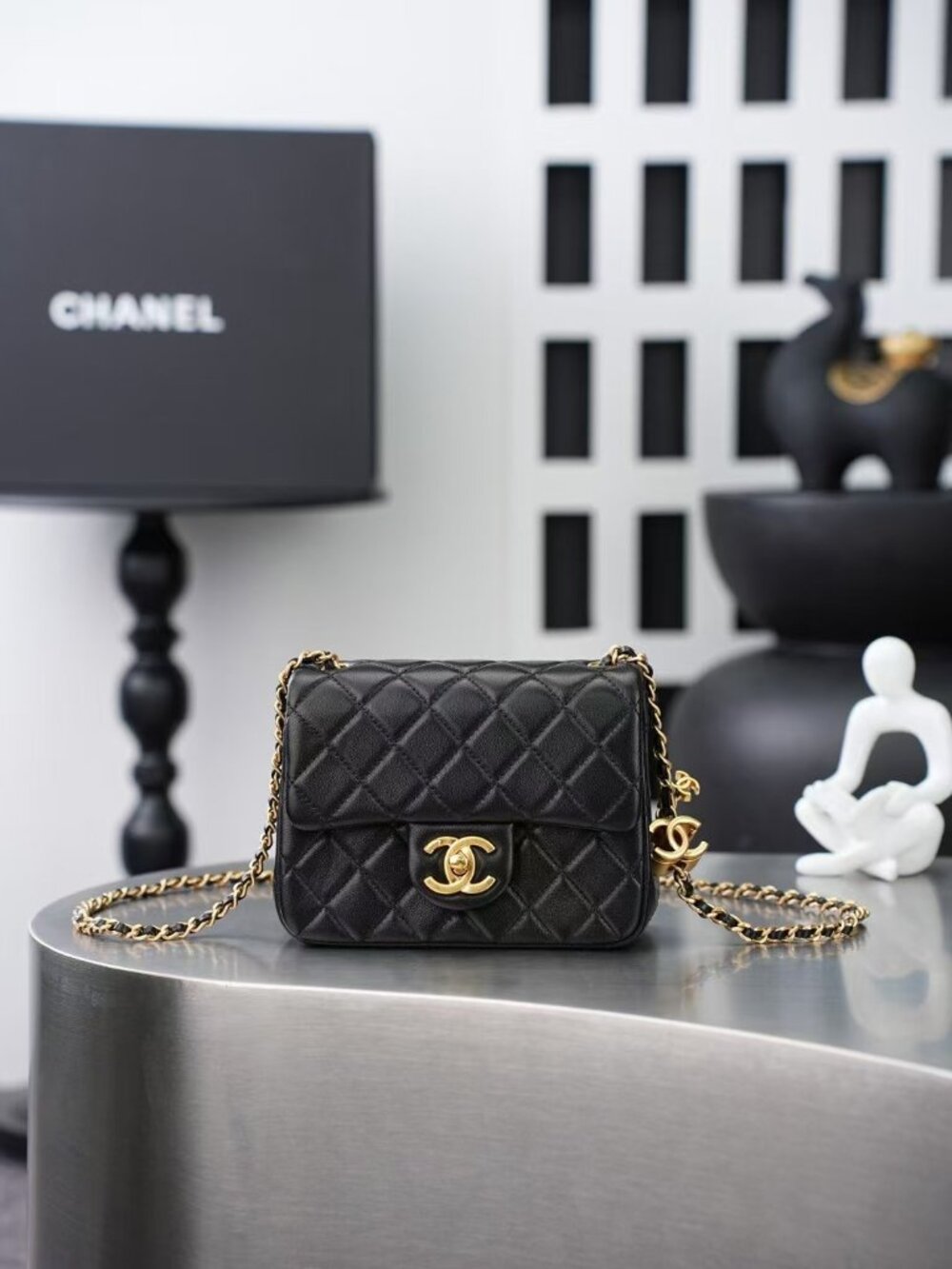 Chanel black shoulder bag